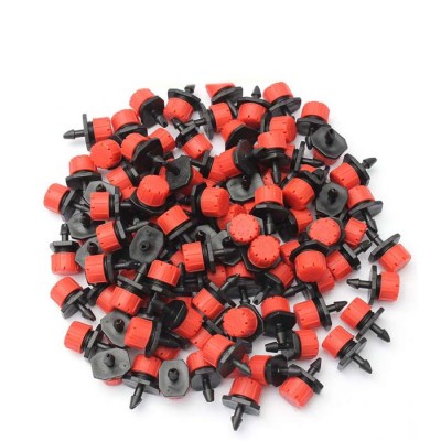 drip head/8 hole small red cap drip head/adjustbale flow head/ garden drip irrigation equipment